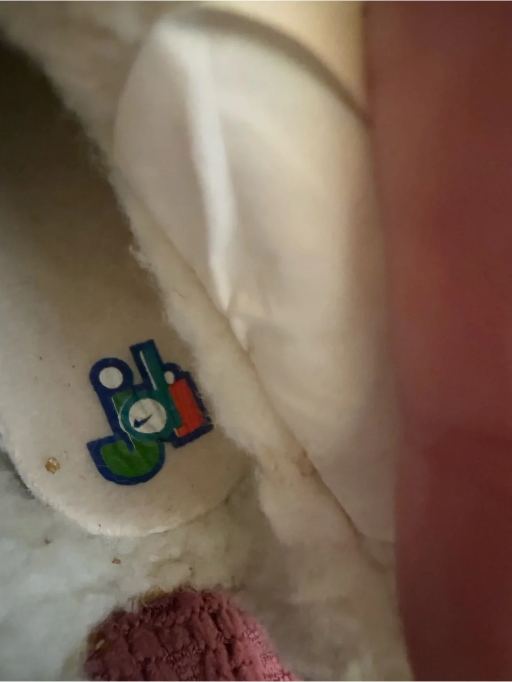 Rare Nike Infant Shearling-Lined‎ Booties Cream